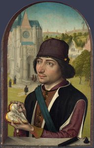 Portrait of a Young Man, c.1480 by Master of the View of St. Gudule